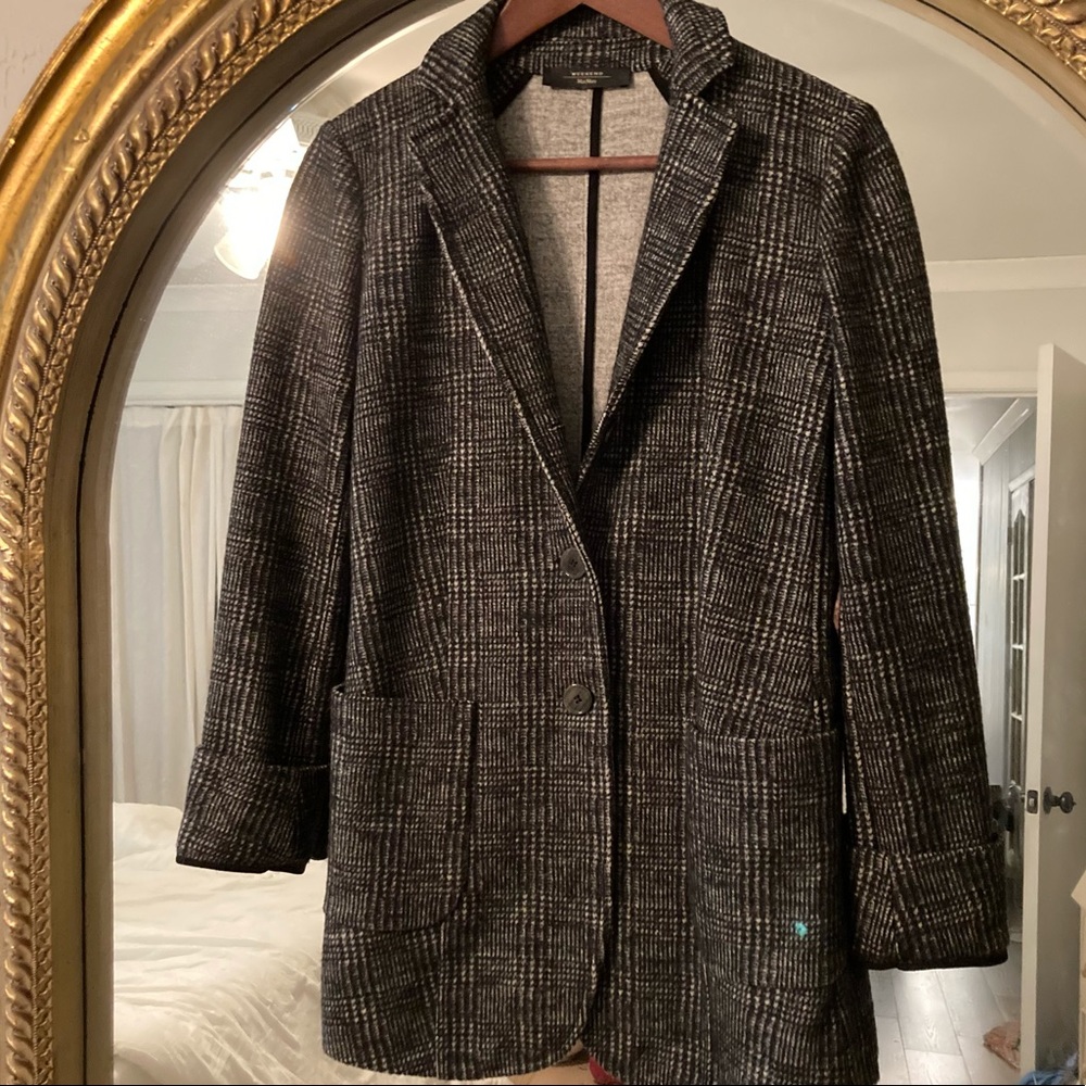 WEEKEND MAX MARA Carnia Wool Jersey Blazer - Picture 1 of 5